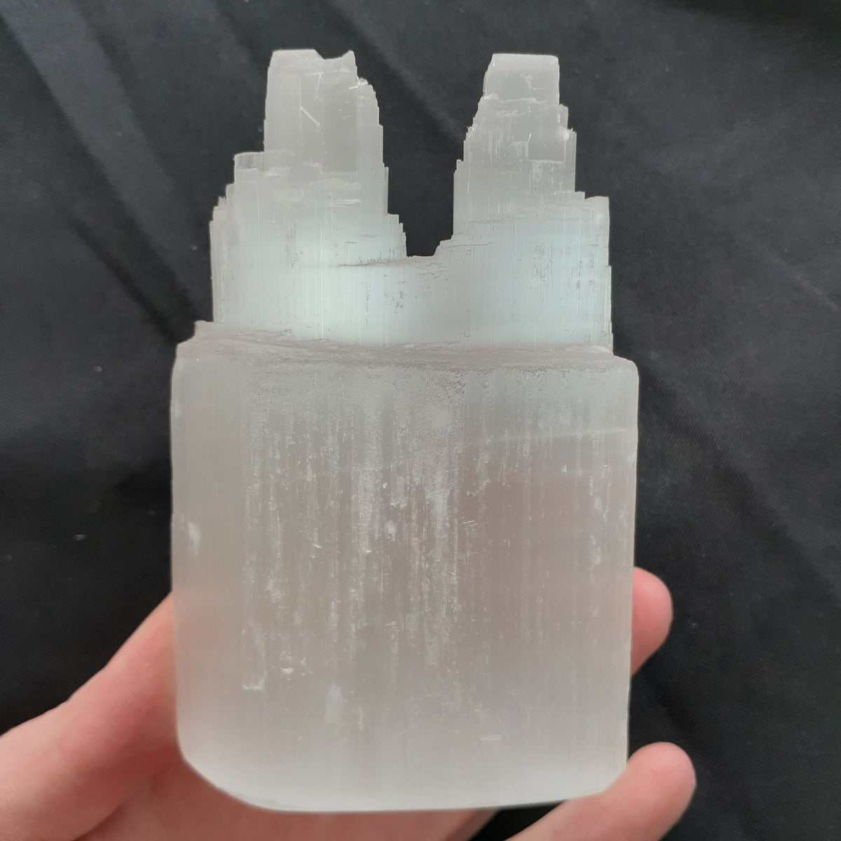 Selenite Twin Tower 10cm Selenite Twin Tower 10cm